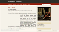 Desktop Screenshot of faiqmanafov.com