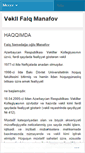 Mobile Screenshot of faiqmanafov.com